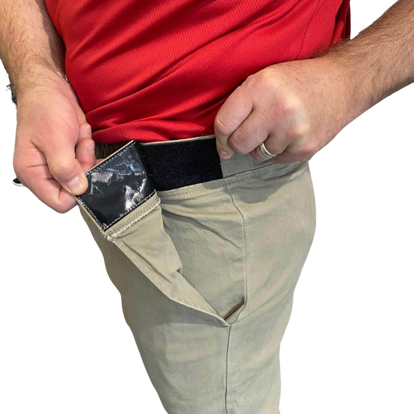 Men's Theo Side-Opening Chino Pants - Caring Clothing