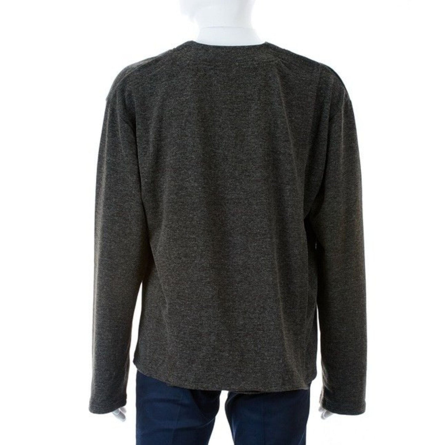Men's Open Back Cardigan - Charcoal Grey - Caring Clothing