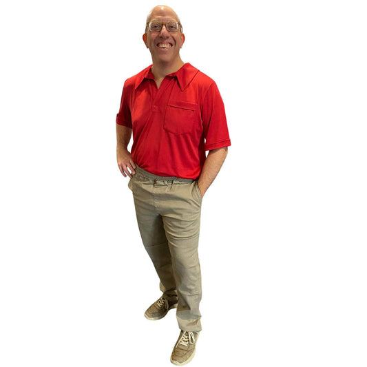 Men's Theo Side-Opening Chino Pants - Caring Clothing