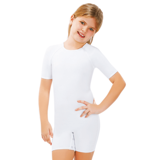Kids Sensory Short Sleeve Bodysuit (Onesie)  - White - Sale - Caring Clothing