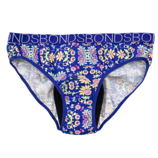 Girl's Bonds Incontinence Underwear - Bikini Style -250ml -Size 12-14- SINGLE - Sale - Caring Clothing