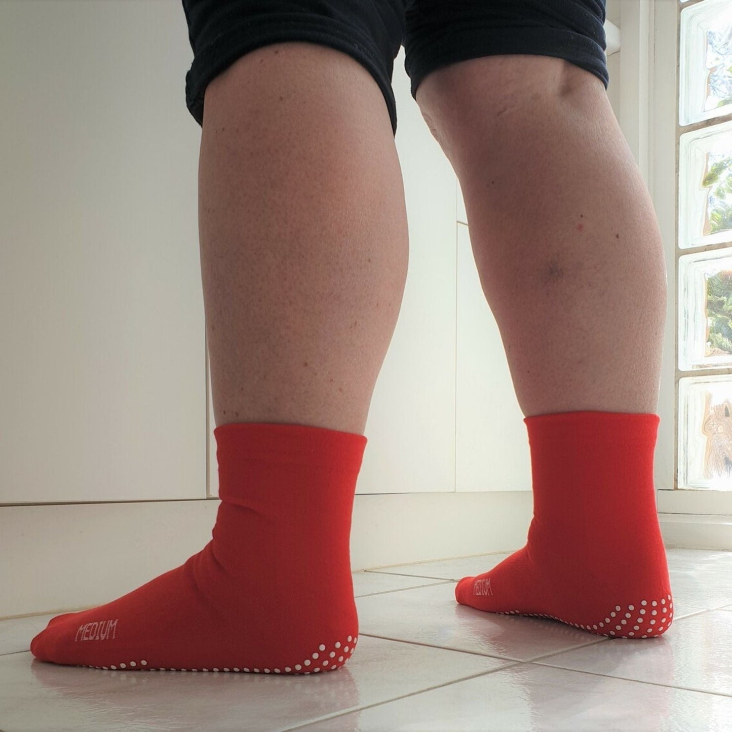 Gripperz Adult Grip Socks - Non Slip Maxi Socks - Caring Clothing
