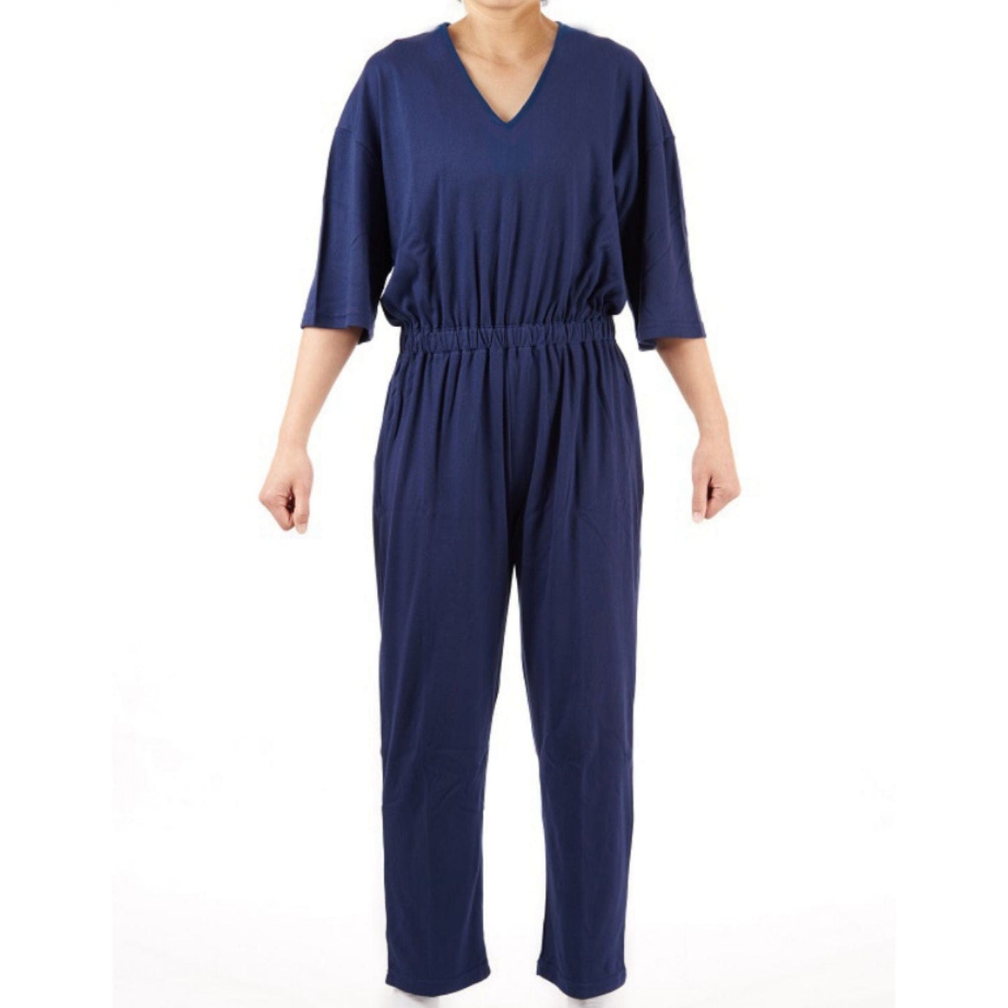 CC Men's Night Jumpsuit with Short Sleeve - Small Only left-Sale - Caring Clothing