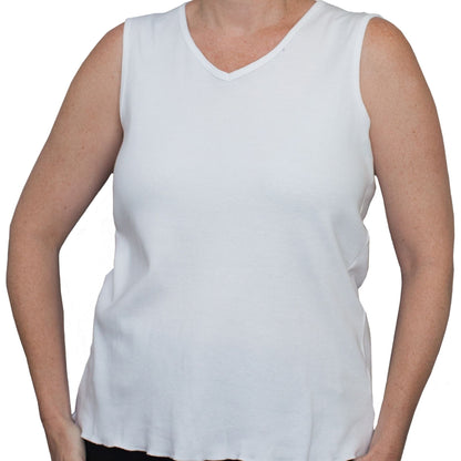 Sam V-Neck Adaptive Singlet - Caring Clothing