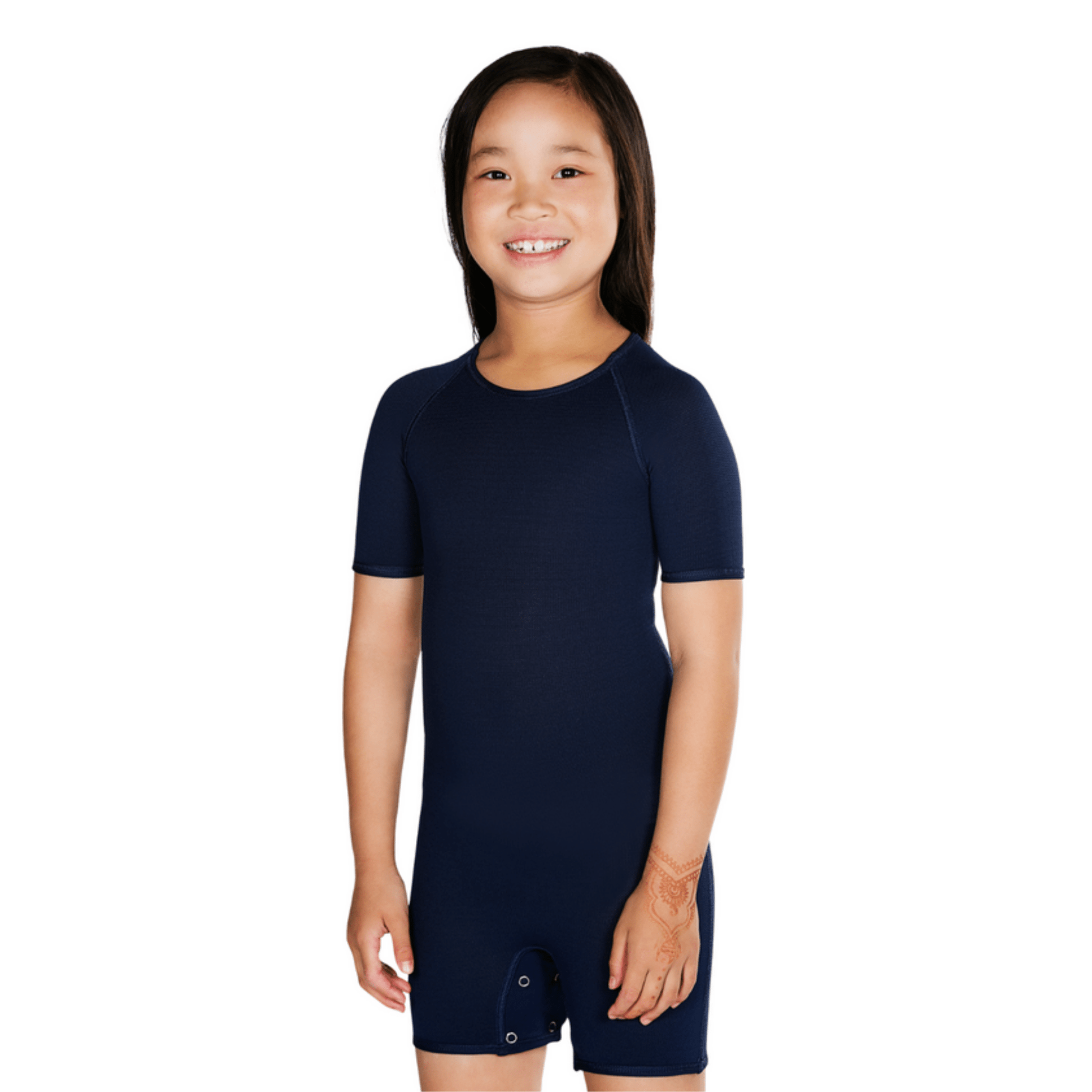 CALM CARE Kids Sensory Short Sleeve Bodysuit (Onesie)- Navy - Sale - Caring Clothing