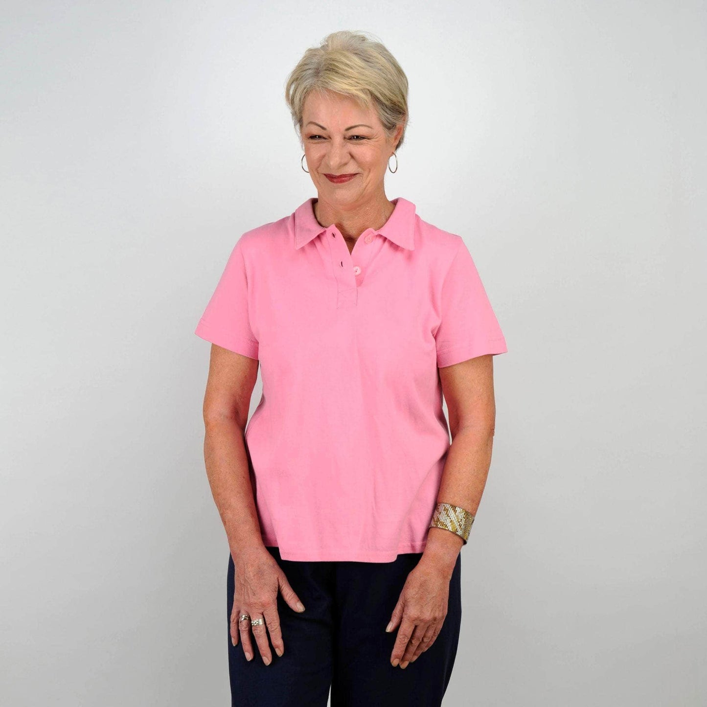 Go Comfort Women's Polo Top | Short Sleeve - Caring Clothing