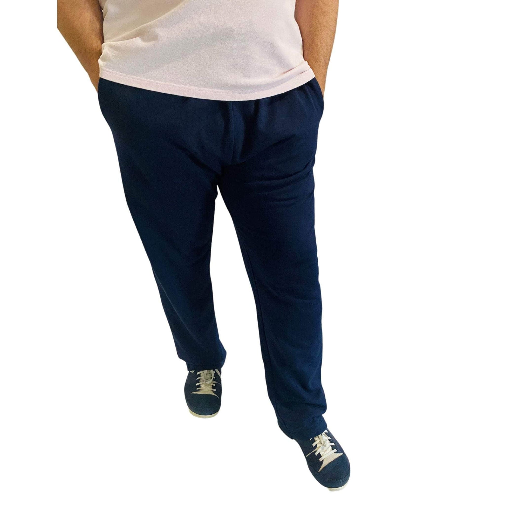 Men's Terrance Track Pants with Side Opening - Caring Clothing