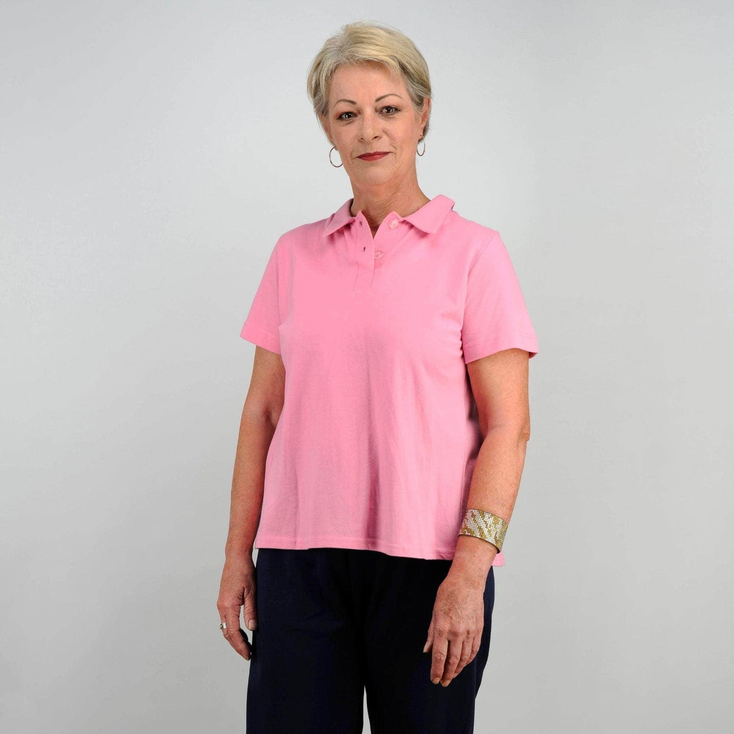 Go Comfort Women's Polo Top | Short Sleeve - Caring Clothing