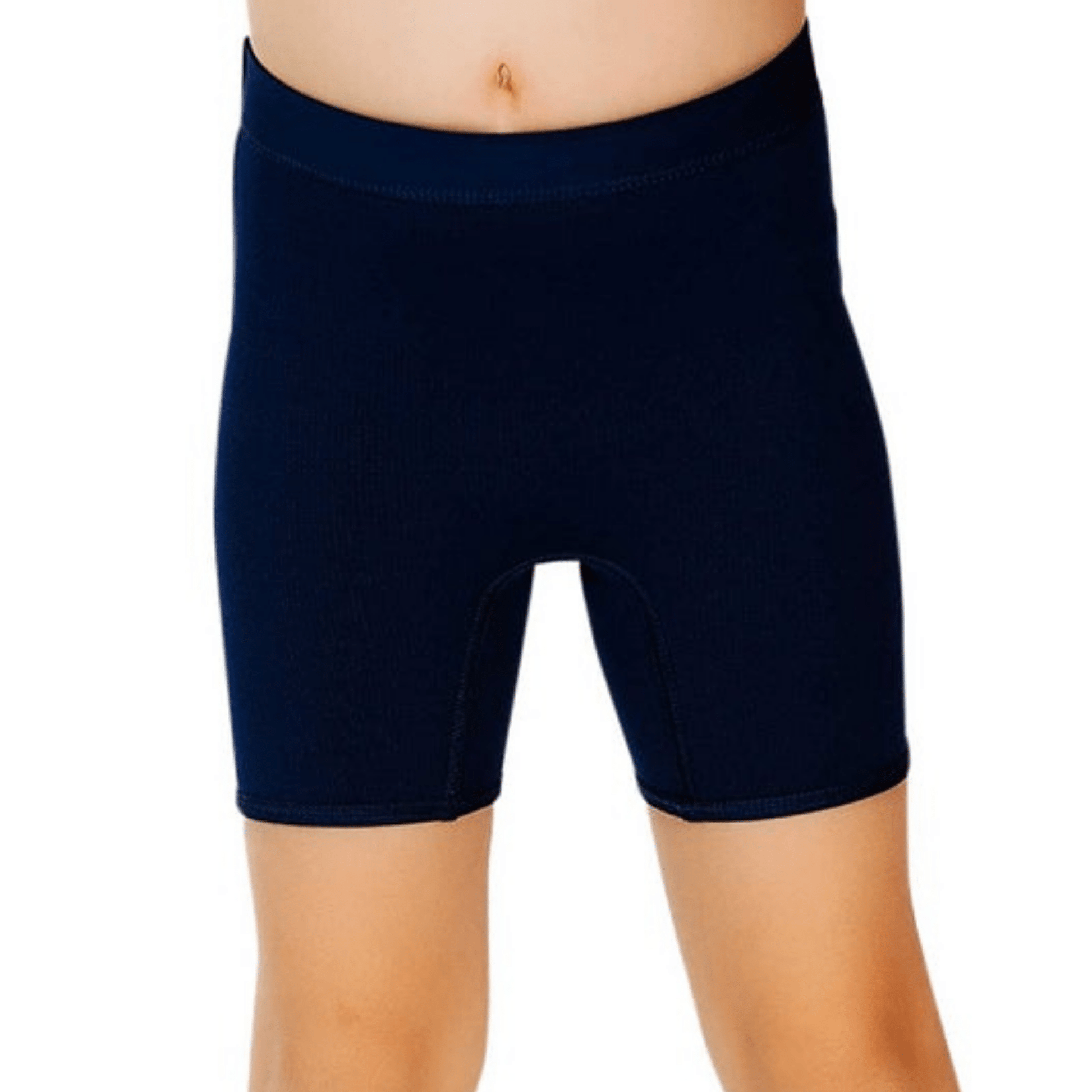 Kids Sensory Compression Shorts Navy Caring Clothing