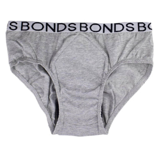 Boy's Bonds Hipster Incontinence Underwear -Grey/ Charcoal- SINGLE - 400ml - Sale - Caring Clothing