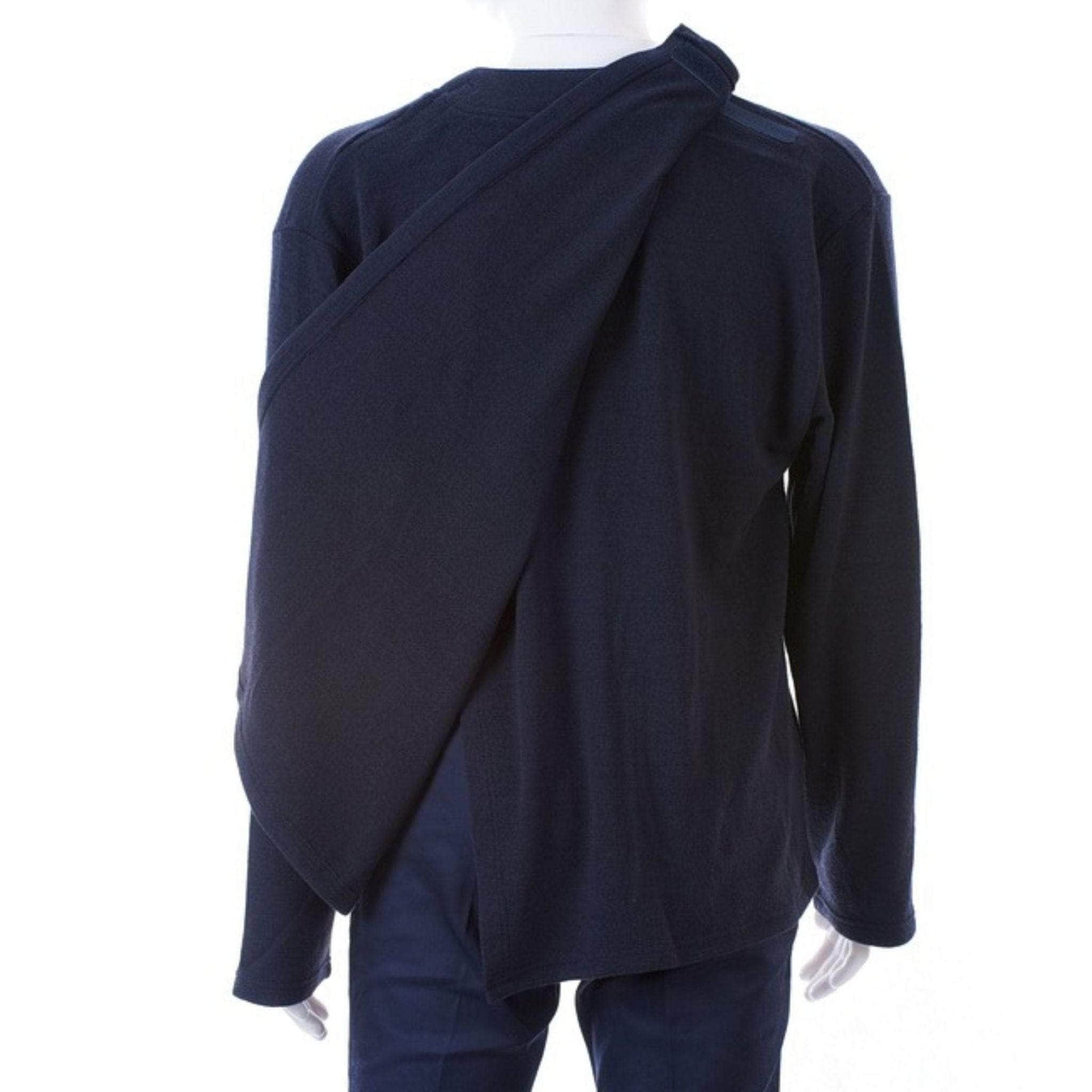 Men's Open Back Cardigan - Navy Blue - Sale - Caring Clothing