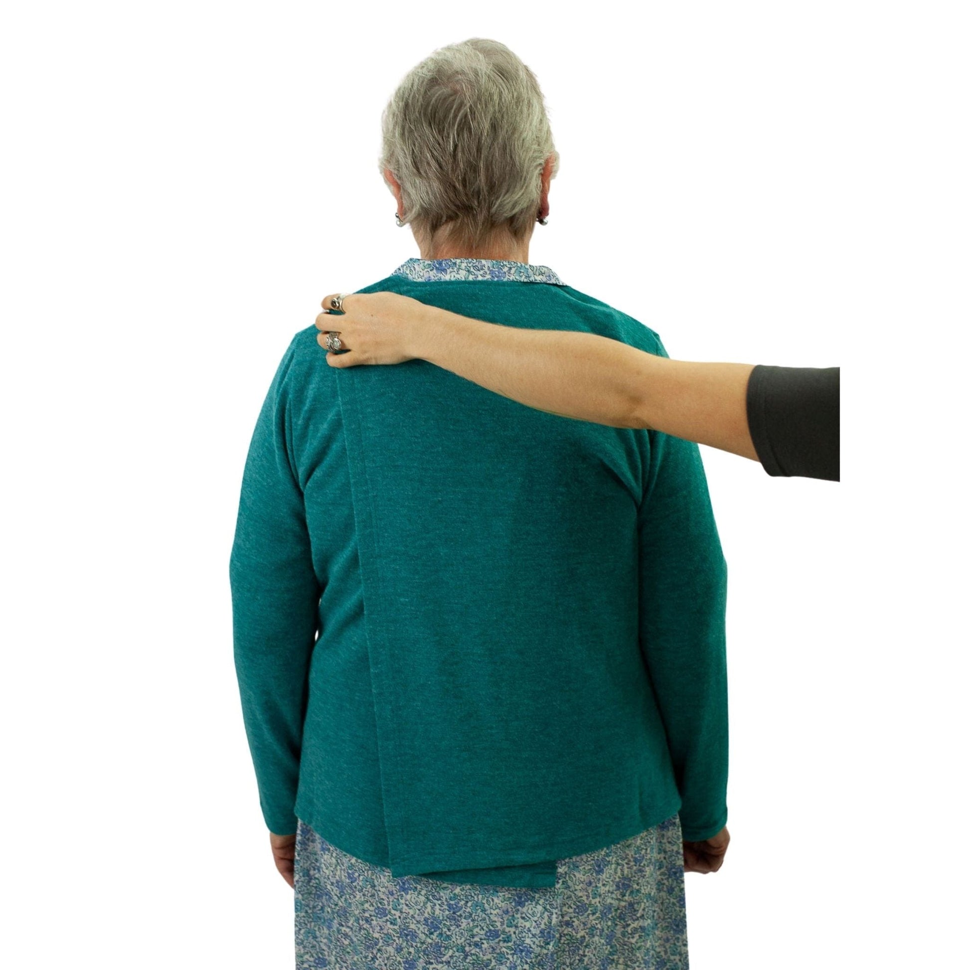 Women's Carol Open Back Cardigan - Caring Clothing