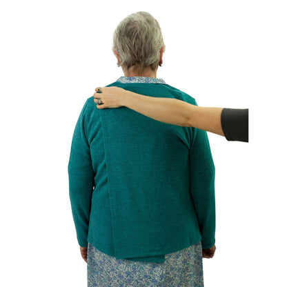 Women's Carol Open Back Cardigan - Caring Clothing