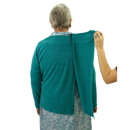 Women's Carol Open Back Cardigan - Caring Clothing