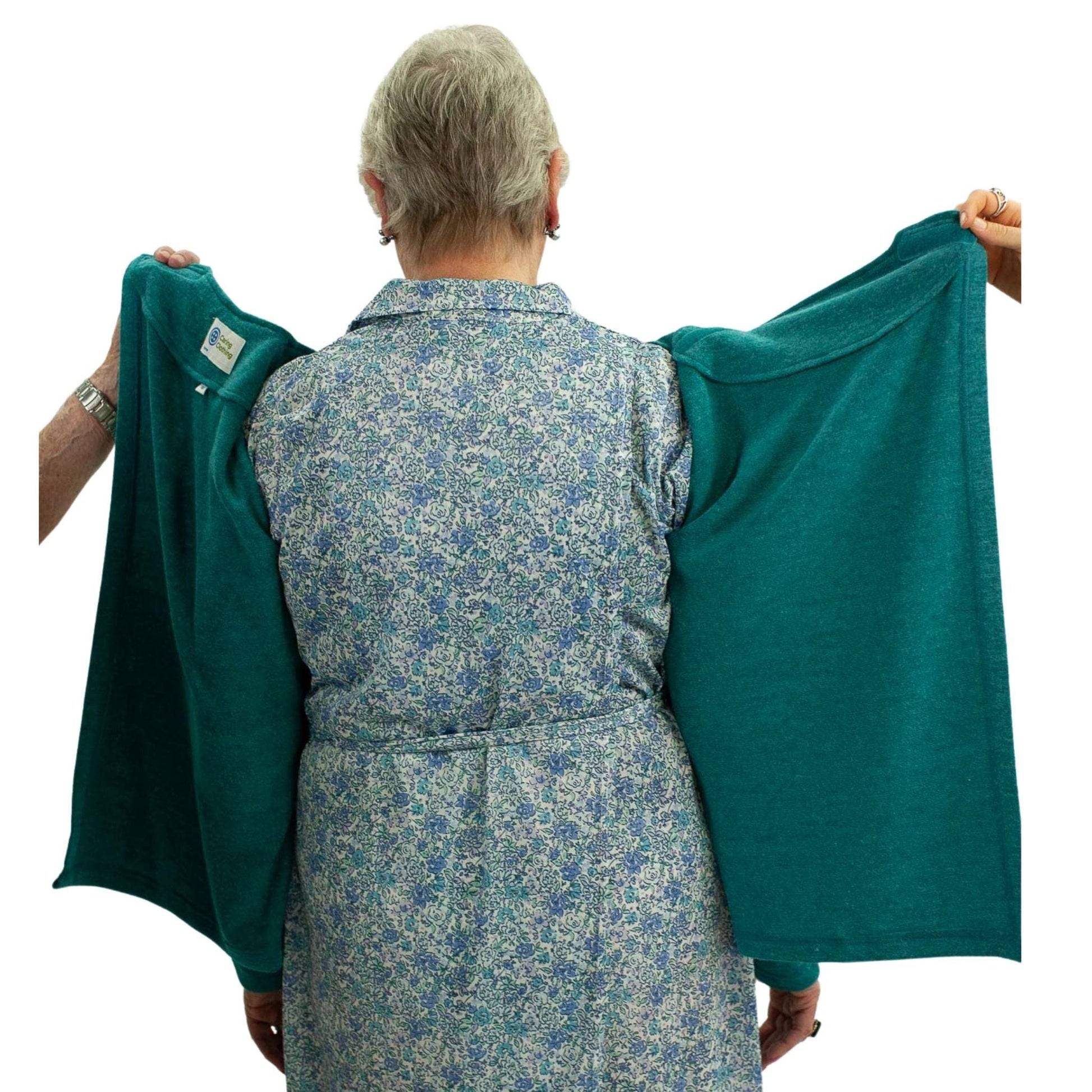 Women's Carol Open Back Cardigan - Caring Clothing