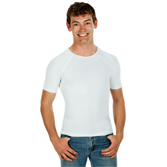 Men's Compression Sensory Short Sleeve Top - Sale - Caring Clothing