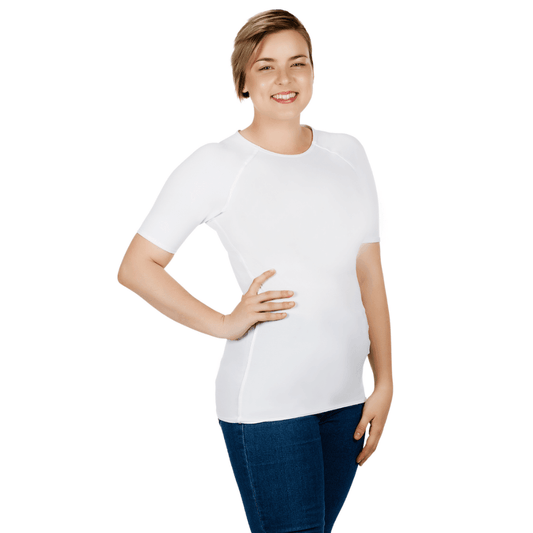 Women's Compression Sensory Short Sleeve Top - Sale - Caring Clothing